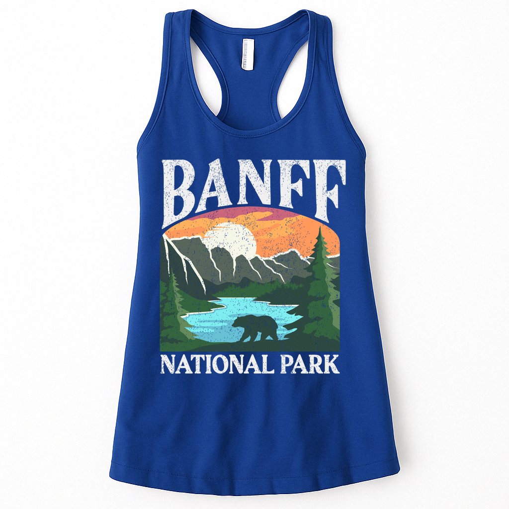 Banff National Park Lake Louise Rocky Mountains Canada Gift Womens Tank Top