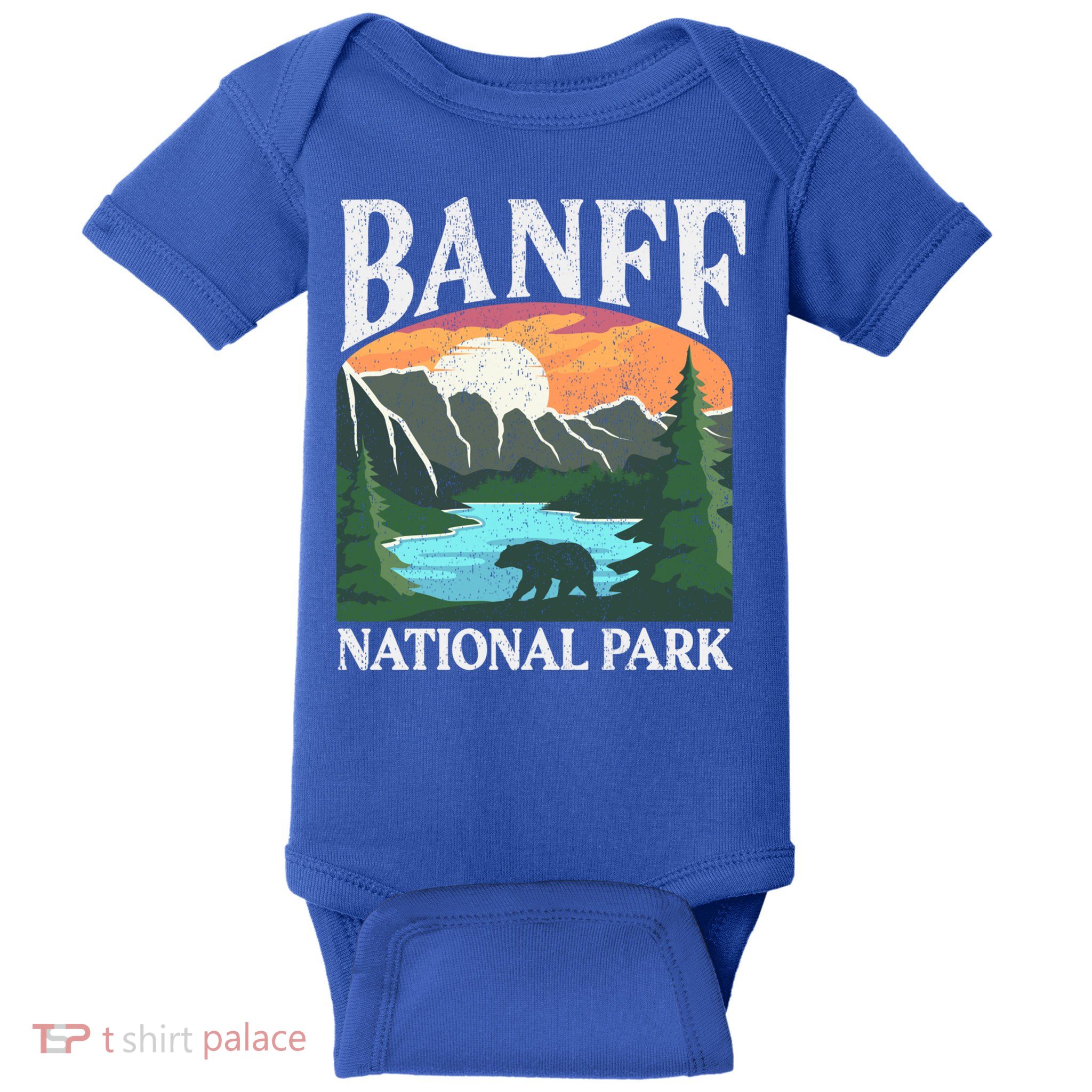 Banff National Park Lake Louise Rocky Mountains Canada Gift Baby Bodysuit
