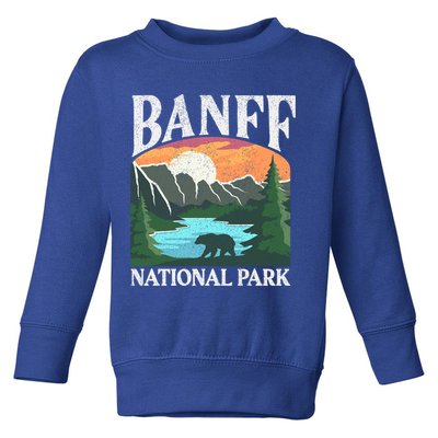 Banff National Park Lake Louise Rocky Mountains Canada Gift Toddler Sweatshirt