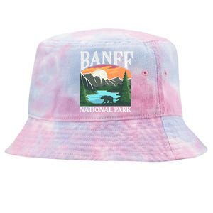 Banff National Park Lake Louise Rocky Mountains Canada Gift Tie-Dyed Bucket Hat