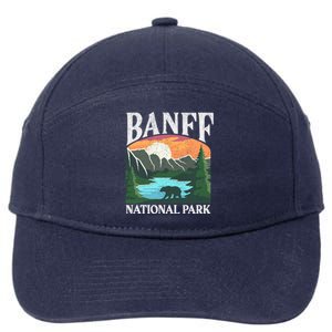 Banff National Park Lake Louise Rocky Mountains Canada Gift 7-Panel Snapback Hat