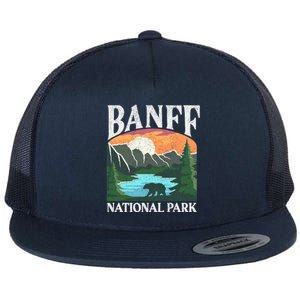 Banff National Park Lake Louise Rocky Mountains Canada Gift Flat Bill Trucker Hat