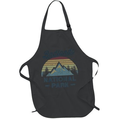 BADLANDS NATIONAL PARK SD Vintage Sunset Love Hiking Camping Apron