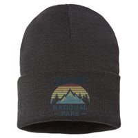 BADLANDS NATIONAL PARK SD Vintage Sunset Love Hiking Camping Sustainable Knit Beanie