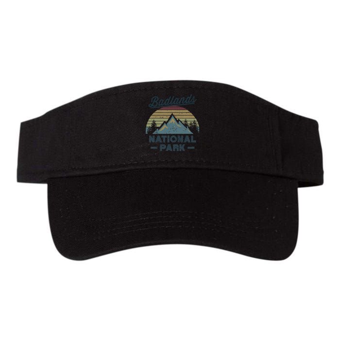 BADLANDS NATIONAL PARK SD Vintage Sunset Love Hiking Camping Valucap Bio-Washed Visor