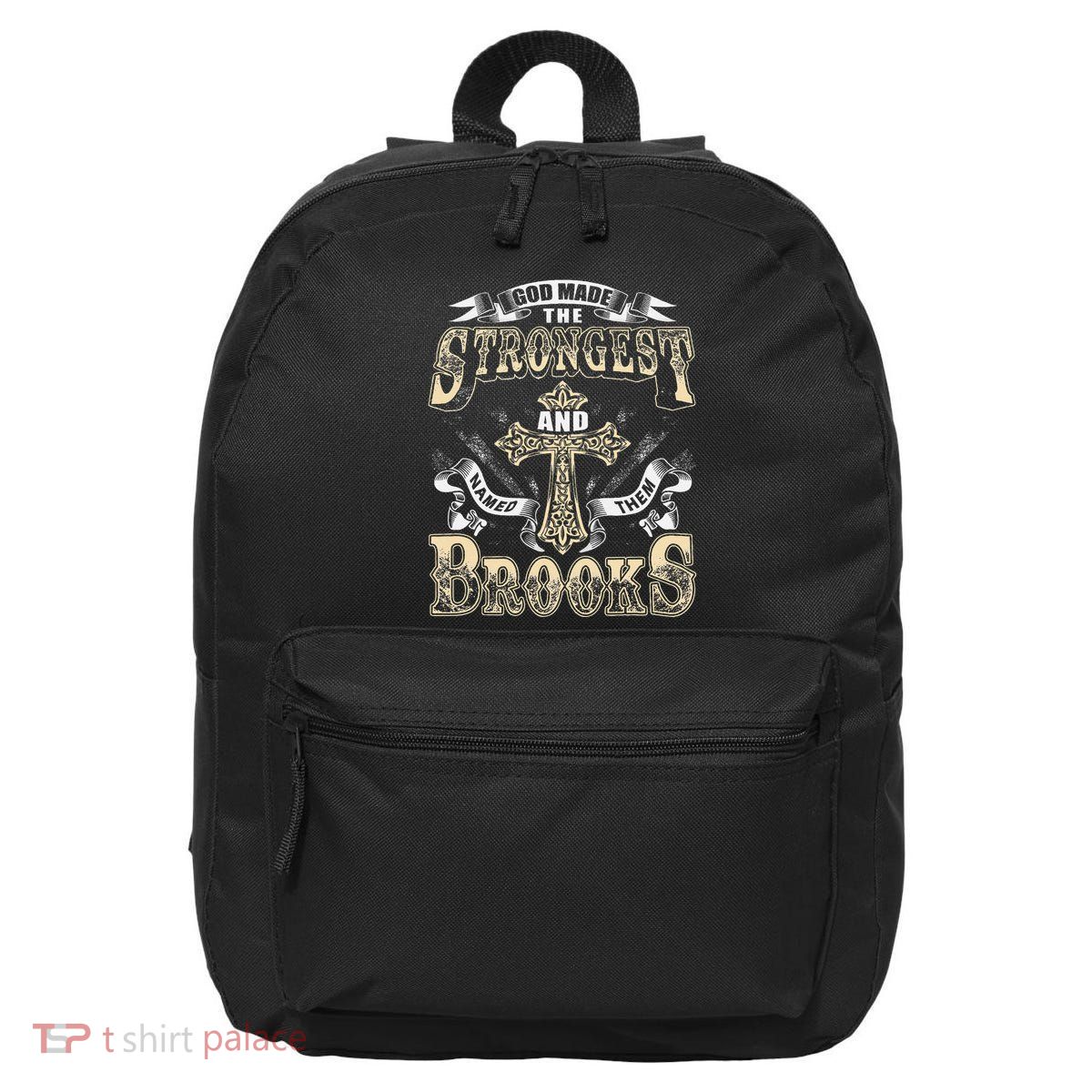 Brooks Name Personalized Brooks Last Name 16 in Basic Backpack
