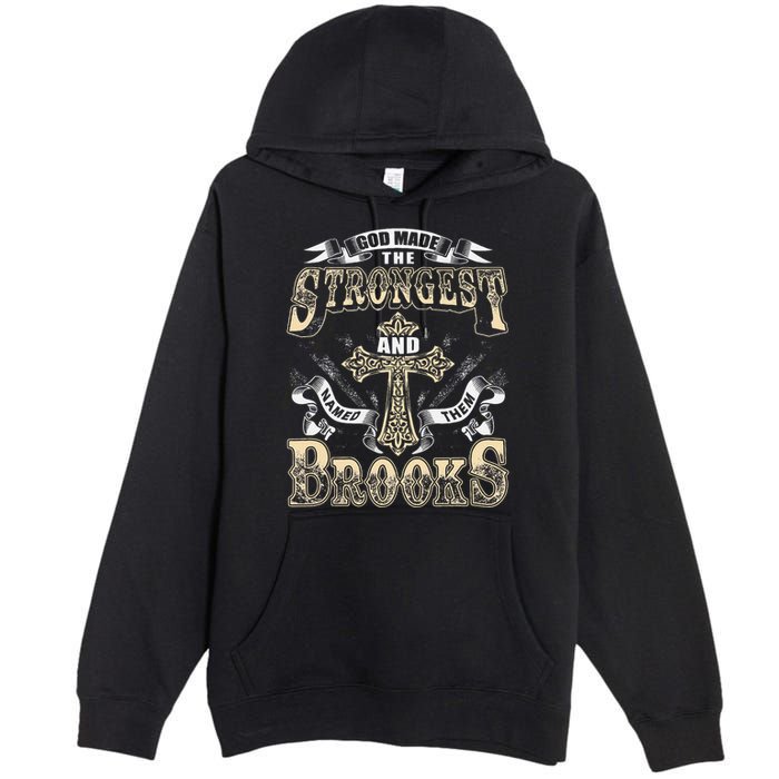 Brooks Name Personalized Brooks Last Name Premium Pullover Hoodie