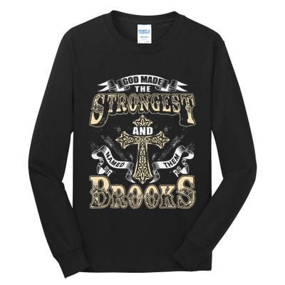 Brooks Name Personalized Brooks Last Name Tall Long Sleeve T-Shirt