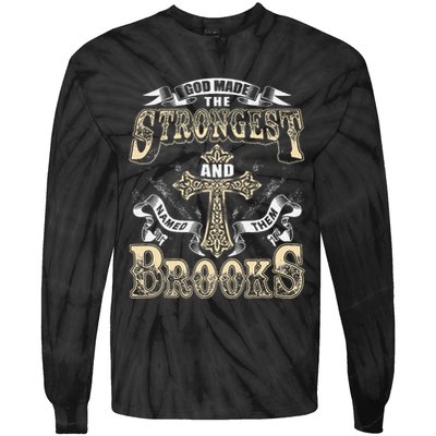 Brooks Name Personalized Brooks Last Name Tie-Dye Long Sleeve Shirt