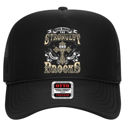 Brooks Name Personalized Brooks Last Name Trucker Hat