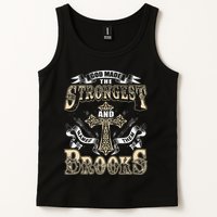 Brooks Name Personalized Brooks Last Name Tank Top