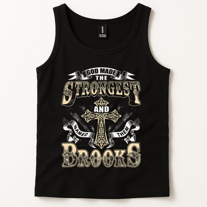 Brooks Name Personalized Brooks Last Name Tank Top