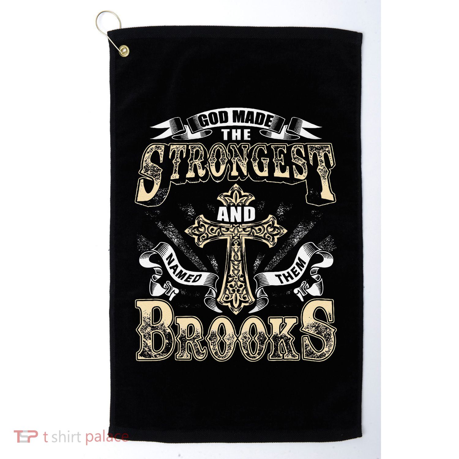 Brooks Name Personalized Brooks Last Name Golf Towel