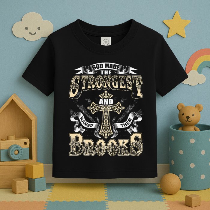 Brooks Name Personalized Brooks Last Name Toddler T-Shirt