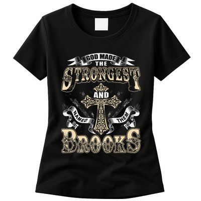 Brooks Name Personalized Brooks Last Name Womens T-Shirt