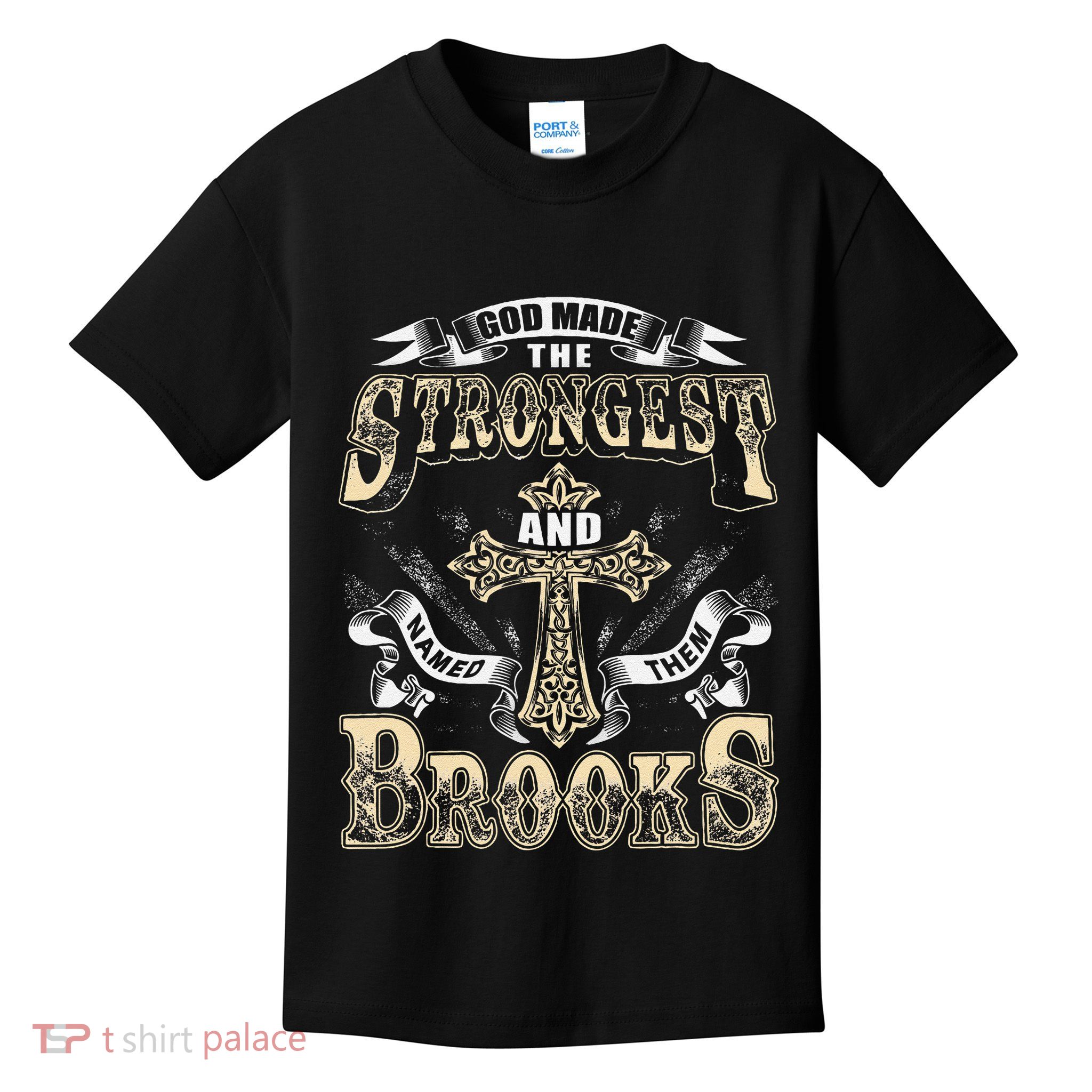 Brooks Name Personalized Brooks Last Name Kids T-Shirt