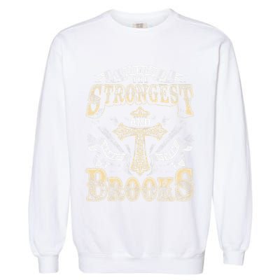 Brooks Name Personalized Brooks Last Name Garment-Dyed Sweatshirt