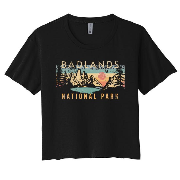 Badlands National Park Women's Crop Top Tee