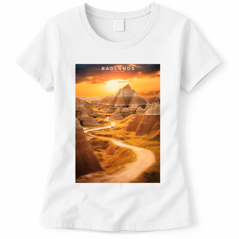 Badlands National Park Photographic Womens T-Shirt