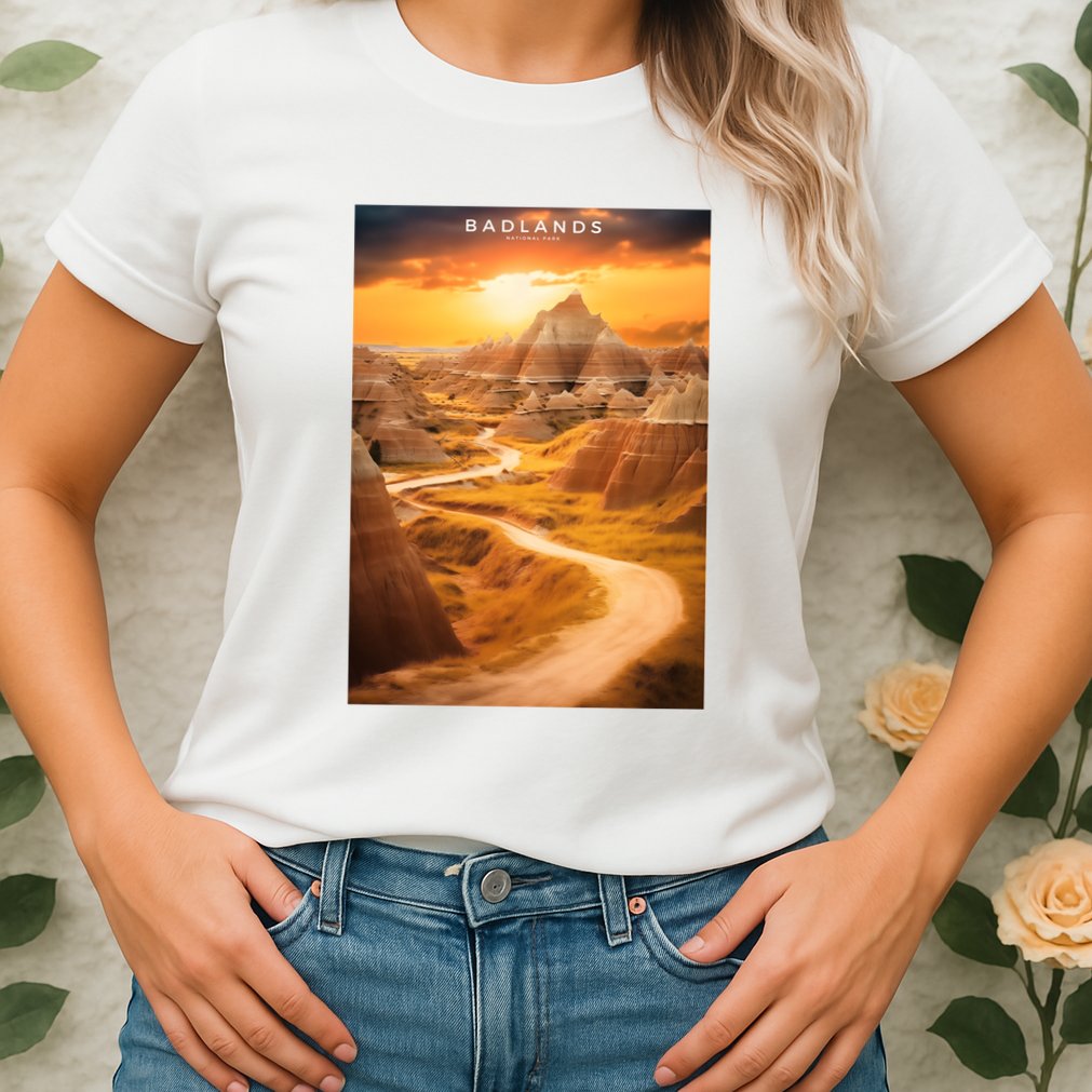 Badlands National Park Photographic Womens T-Shirt
