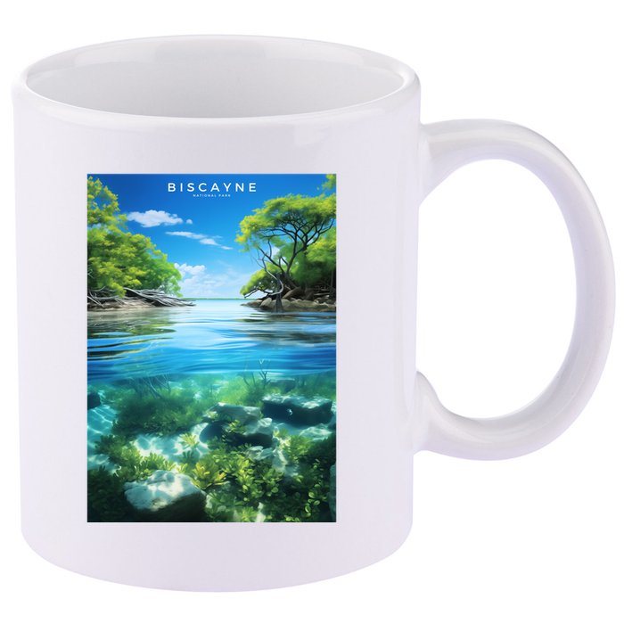 Biscayne National Park Photographic 11oz C Handle Ceramic Mug