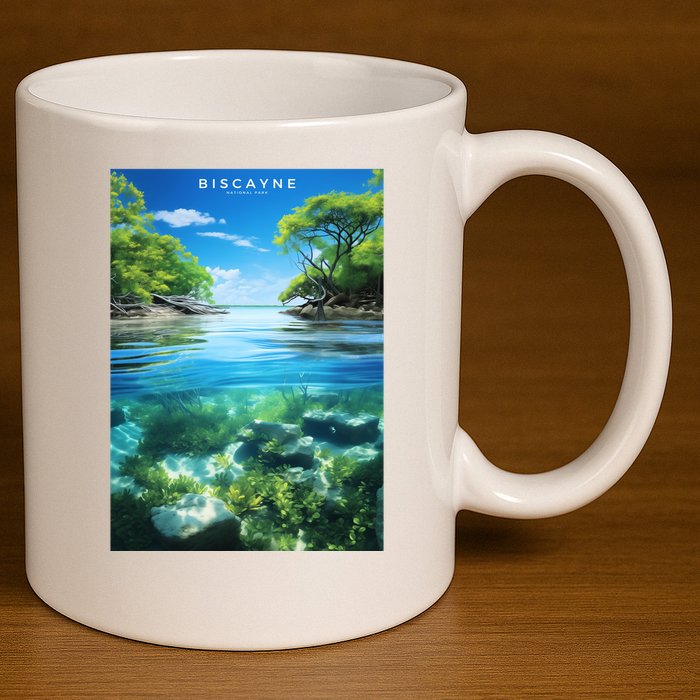 Biscayne National Park Photographic 11oz C Handle Ceramic Mug