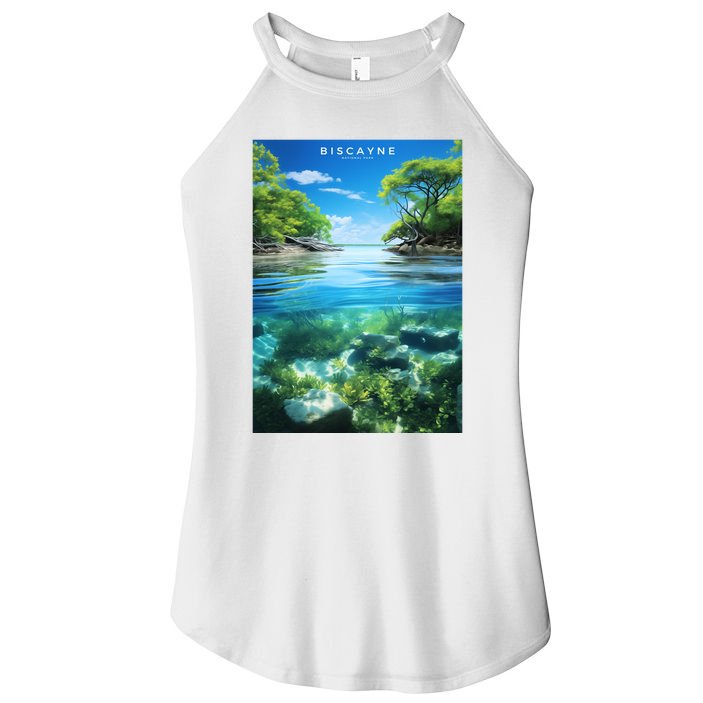 Biscayne National Park Photographic Women's Perfect Tri Rocker Tank