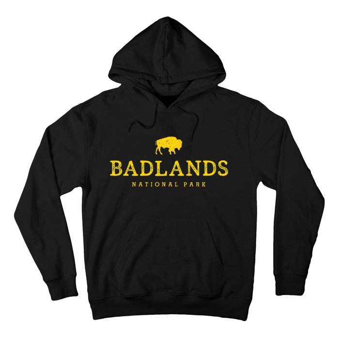 Badlands National Park Bison South Dakota Buffalo Souvenir Hoodie