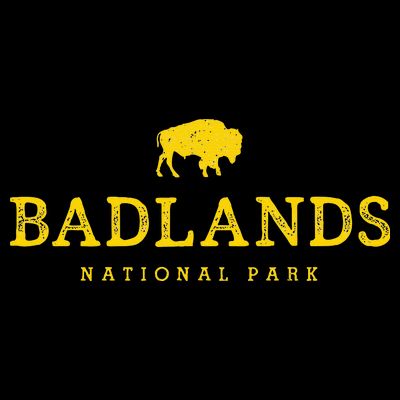 Badlands National Park Bison South Dakota Buffalo Souvenir T-Shirt