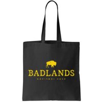 Badlands National Park Bison South Dakota Buffalo Souvenir Tote Bag