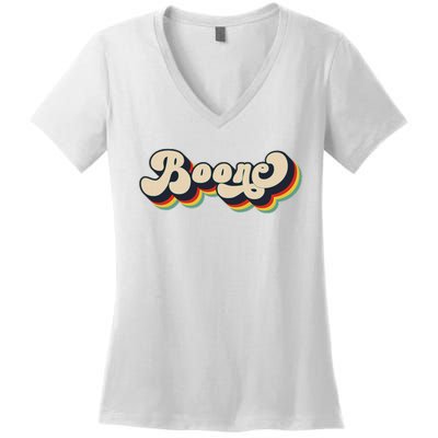 Boone Name Personalized Surname First Name Boone Women's V-Neck T-Shirt