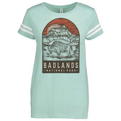 Badlands National Park Enza Ladies Jersey Football T-Shirt