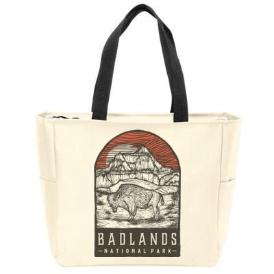 Badlands National Park Zip Tote Bag