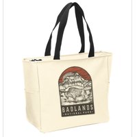 Badlands National Park Zip Tote Bag