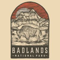 Badlands National Park Zip Tote Bag