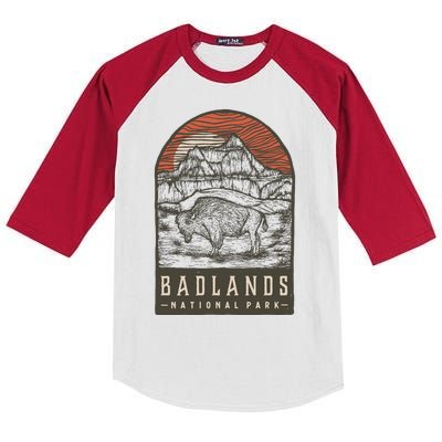 Badlands National Park Kids Colorblock Raglan Jersey