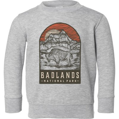 Badlands National Park Toddler Sweatshirt