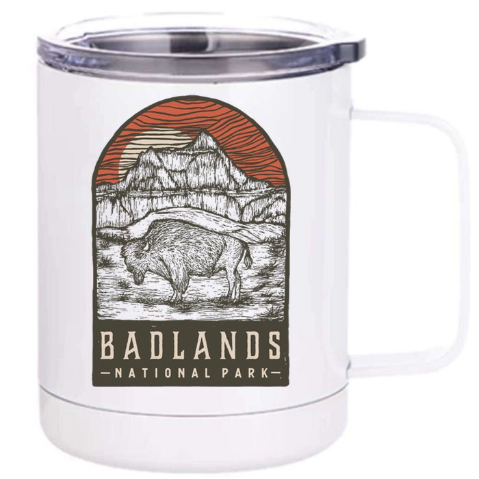 Badlands National Park 12 oz Stainless Steel Tumbler Cup