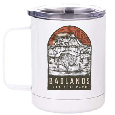 Badlands National Park 12 oz Stainless Steel Tumbler Cup