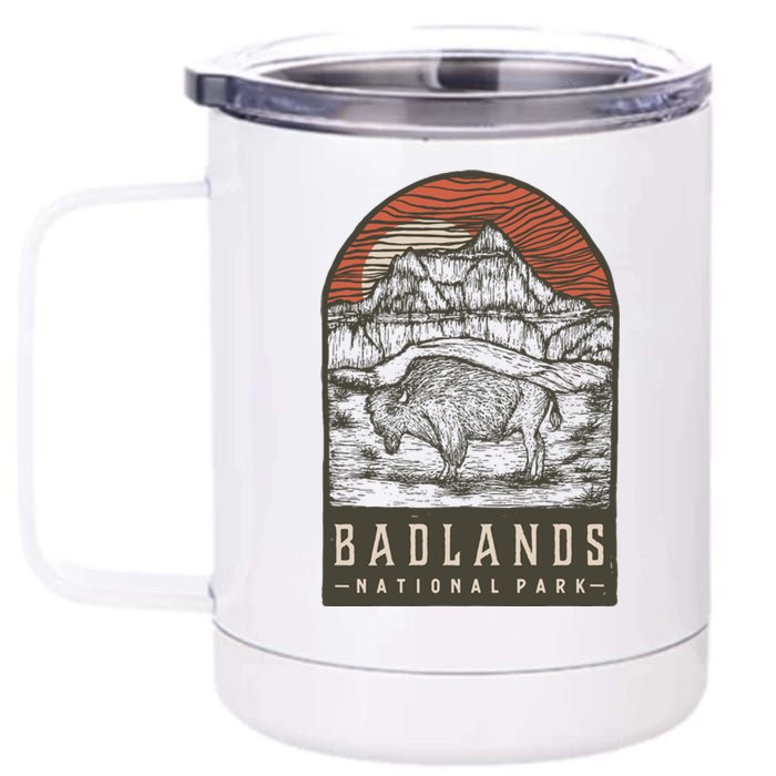 Badlands National Park 12 oz Stainless Steel Tumbler Cup