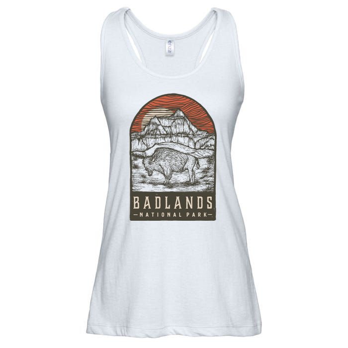 Badlands National Park Ladies Essential Flowy Tank