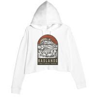 Badlands National Park Crop Fleece Hoodie