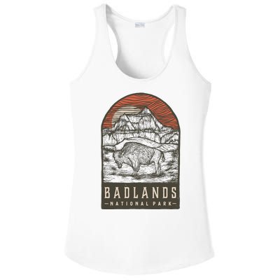 Badlands National Park Ladies PosiCharge Competitor Racerback Tank