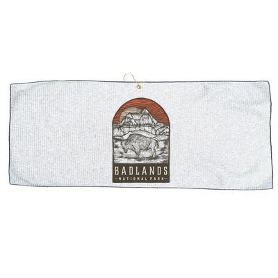 Badlands National Park Large Microfiber Waffle Golf Towel