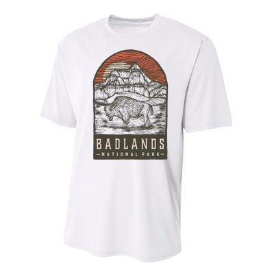 Badlands National Park Performance Sprint T-Shirt