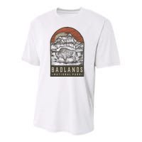 Badlands National Park Youth Performance Sprint T-Shirt