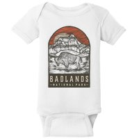 Badlands National Park Baby Bodysuit