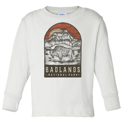 Badlands National Park Toddler Long Sleeve Shirt