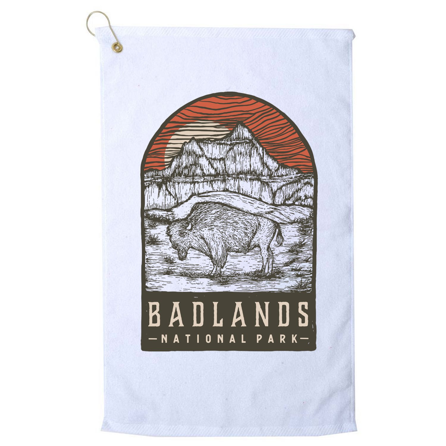 Badlands National Park Golf Towel