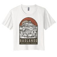 Badlands National Park Women's Crop Top Tee